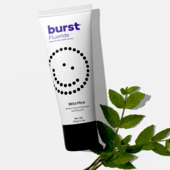 NWT BURST Oral Care Floride Wild Mint Toothpaste - Picture 1 of 5